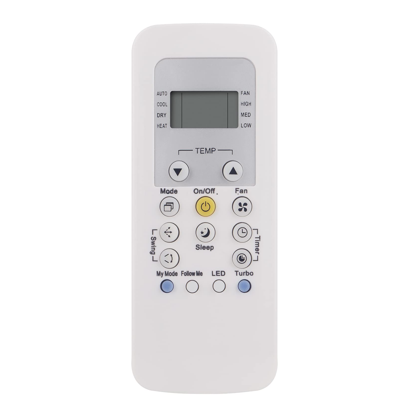 AULCMEET RG56N/BGEF Replacement Remote Control Compatible with Carrier 433 MHz Air Conditioner RG56N Series, RG56V Series 42QHF080 42QHF036 42QHF050 42QHF025 42QHC020 42QHF060 42QHF065
