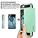 iPhone 6 Plus Case, Vofolen Impact Resistant iPhone 6S Plus Wallet Case Anti-scratch Protective Shell Shockproof Rubber Bumper Cover Card Slot Holder for iPhone 6 Plus 6S Plus 5.5 inch (Mint)