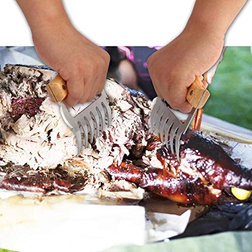 Estimare Meat Claws Shredder BBQ Bear Claws Stainless Steel Set Metal