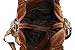 Scarleton Double Zipper Washed Shoulder Bag H133604A - Cognac