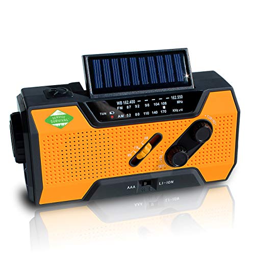 Service Survival Battery Powered Radio 2000mAh Shortwave Radio NOAA