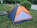 NTK Panda 4 Person Tent for Camping | 6.7 x6.7 ft Ventilated 2 Season Small Navy Blue Tent | Lightweight Instant Tent for 4 Person | Dome Design Camping Tent with Rainfly