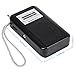 AM/FM Portable Radio, Geson AM FM 2-Band Pocket Radios Receiver Operated by 2 AA Batteries, Stereo Earphone Included