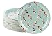 Disposable Plates - 80-Count Paper Plates, Kids Birthday Party Supplies for Appetizer, Lunch, Dinner, and Dessert, French Bulldog Design, 9 x 9 inches