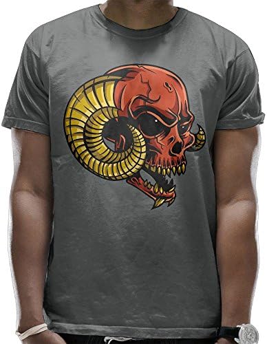 Ghost Skull Black &amp; White Graphic T-Shirt Day Of The Dead Shirts Summer Men's Short-Sleeved T-Shirts