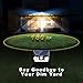 LITOM 100 LEDs Solar String Lights, 33ft Outdoor String Lights 8 Modes Waterproof Decorative Fairy Light for Patio Garden Gate Yard Party Wedding Christmas Thanksgiving Halloween 2 Pack(Blue)
