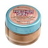 Rimmel Fresher Skin Breathable Natural Finish Foundation SPF 15 25ml-400 Natural Beige