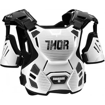 Pare Pierre Moto Cross Thor Child Guardian 2xs Xs Blanc Noir 2701