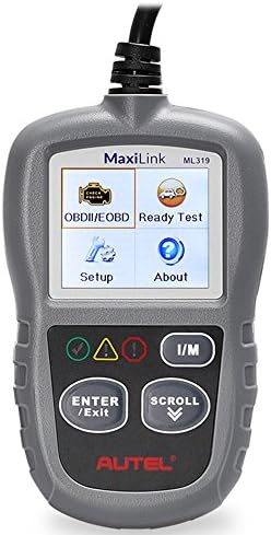 Autel Autolink ML319 Automotive Scanner As Same As Autel AL319 Car OBD2 Diagnostic Tool + I/M Readiness + TFT Color Screen
