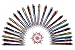 Hieno Supplies Multicolor Pen in One - 24 Pack of 6-in-1 Retractable Ballpoint Multi Color Pens - 6 Vivid Colors in Every Shuttle Pen - Best for Fast Learning - Includes an E-book