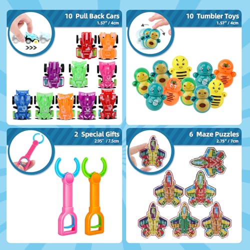 nicknack 120PCS Party Bag Fillers Unisex Kids Classroom Prizes Rewards Goodie Loot Bag Fillers Party Favour Toy Assortment for Boys Girls Gifts