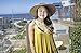 APOLLO Women Wide Brim Straw Hat Summer Beach Hats for Women UPF50+, Brown