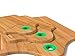 Vremi 3 Piece Bamboo Cutting Board Set - Wooden Cutting Boards for Kitchen with Storage Handle - Small and Large Wood Cutting Board Organic Bamboo Chopping Board Meat Cheese Cutting Board Set - Green