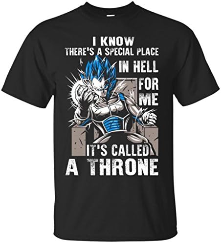 Vegeta Super Saiyan T-Shirt I Know There'S A Special Place Dragon Ball Z