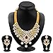 Indian Necklace Set Jewelry Bollywood Fashion Bridal Sparkling AD Gold Plated For Women