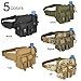Tactical Fanny Pack, Hoanan Military Waist Pack Pouch With Water Bottle Pocket Holder Hip Belt Bag Outdoor Molle Pack for Hiking Camping Hunting Fishing Traveling