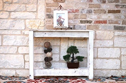 36" White Console Table