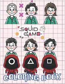 Squid game Coloring Book: Color Wonder Creativity Spot ...