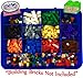 Matty's Toy Stop Brik-Kase Travel, Building, Storage & Organizer Container Case with Building Plate Lid (Holds Approx 2000pcs) - Compatible with All Major Brands (Blue, Red & Gray)
