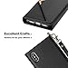 Crosspace Compatible with iPhone x/xs Wallet Case for Women with Card Holder,Envelope Flip Handbag Shell PU Leather Slim Holster Folio Cover with Wrist Strap for iPhone x/xs 5.8 inch-Black
