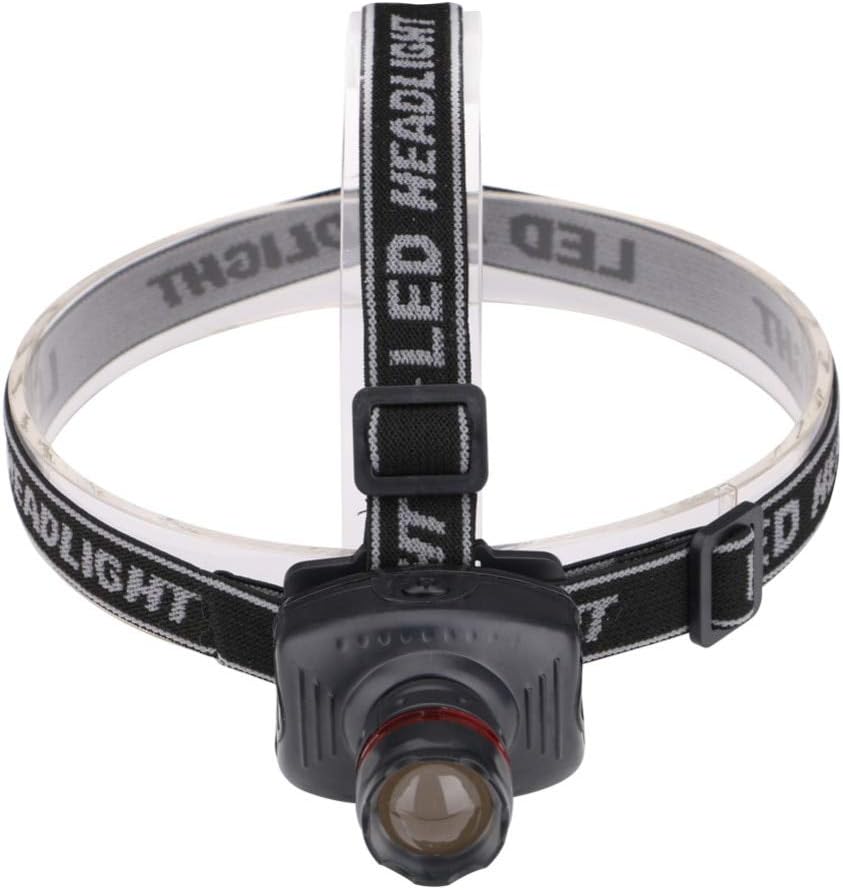 600 Lumen Headlamp LED Flashlight Frontal Lantern Zoomable Head Torch Light Bike Riding Lamp for Camping Hunting