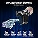 Wireless Earbuds SWARK Bluetooth Wireless Headphones Touch Control Bluetooth In Ear Earphones with 400mAh Wireless Charging Case, Noise-Canceling Bluetooth Earphones for iPhone and Android Phones