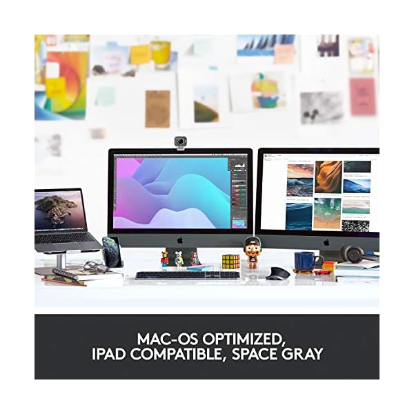 Logitech-MX-Master-3--Advanced-Wireless-Mouse-for-Mac-Ultrafast-Scrolling-Ergonomic-Design-4000-DPI-Customisation-Energy-Saving-USB-C-Bluetooth-Apple-MacBook-iPad-Compatible-Grey Logitech MX Master 3 for Mac