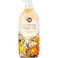 SHOWERMATE Flower Perfume Body Wash 31.7 fl oz, 900 ml (Yellow - Freesia & Jasmine)