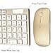 Keyboard & Mouse Combo, URCO Low-noise Aesthetically Pleasing Portable 2.4GHz Wireless Keyboard and Mouse Set for Gaming and Working (Luxurious Gold)