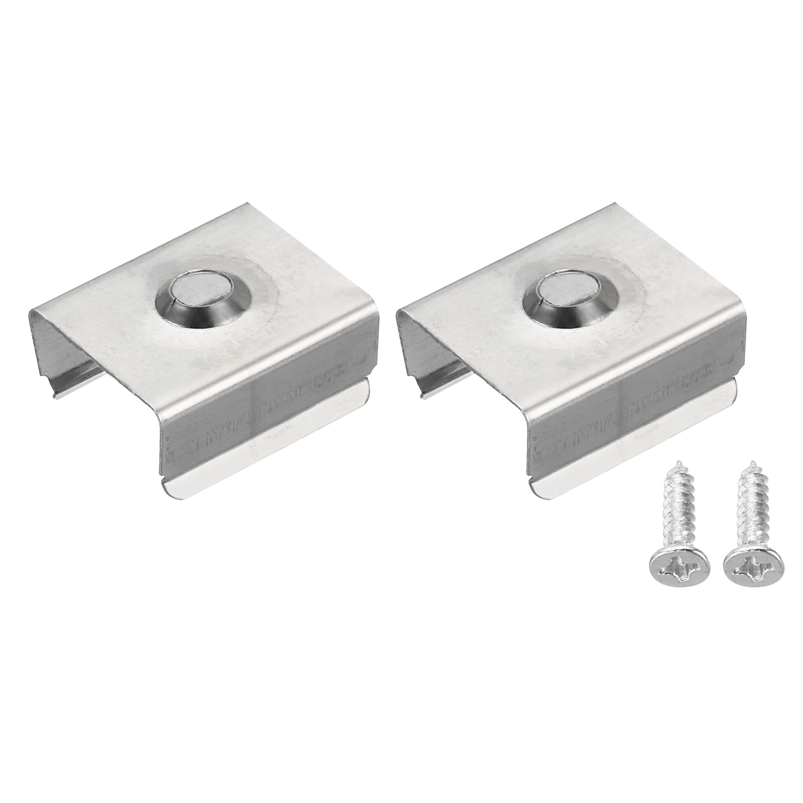 Photo 1 of MECCANIXITY Rope Light Mounting Clips, Wall Channel Mounting Holder Accessories for 15mm to 17mm LED Neon Strip, Stainless Steel, Pack of 20