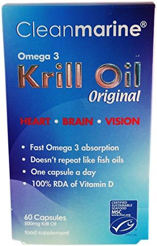 Cleanmarine Krill Oi 500mg 60 Caps (Pack of 3)
