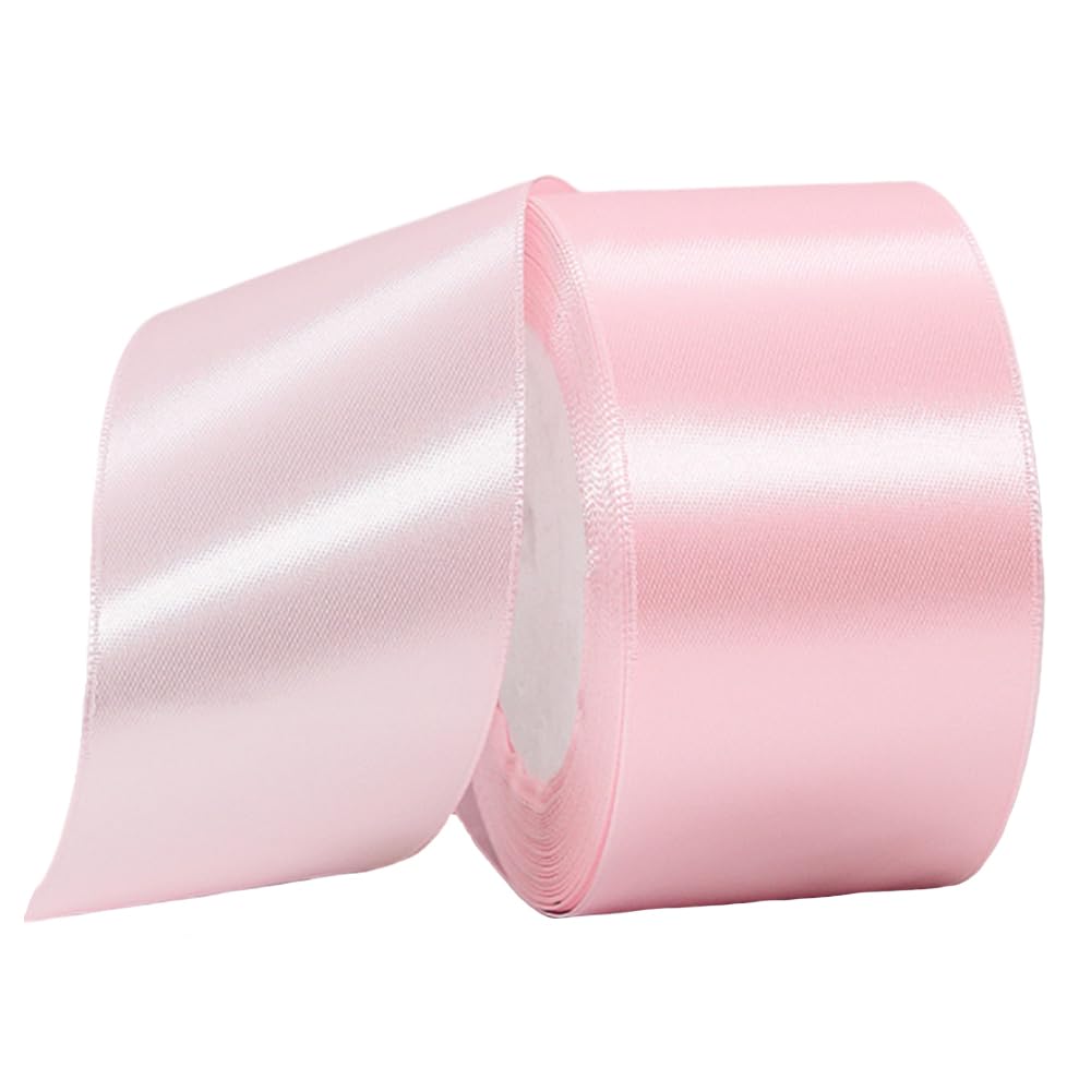 Wide Navy Blue Ribbon 50mm Satin Ribbons for Gift Wrapping,22m 1.9Inch Silk Thick Wrapping Ribbon Blue for Crafting,Christmas,Wedding Car,Hair Bows,Bouquets,Party,Cake Decorations