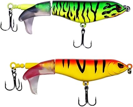 floating rotating tail lures