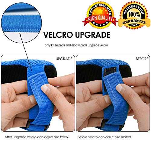 Child Protective,Kids/Youth Knee Pad Elbow Pads Guards Protective Gear Set Wrist Guards Toddler for Multi-Rollerblade Roller Skates Cycling Bike Skateboard Inline Skatings Scooter Riding Sports