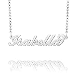 Q&Locket Isabella Name Necklace Personalized