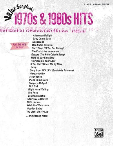 1970s & 1980s Hits: Value Songbooks Series Paperback – 21 Jun. 2010