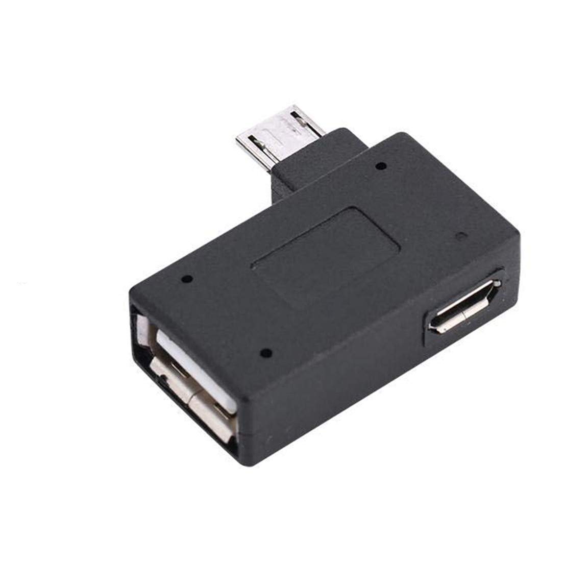 TV xStream OTG Adapter, 90* R Angle USB Port Adapter, Micro OTG Cable Compatible with Firestick 2nd Gen, 3rd Gen and 4K, Android Smartphones, Tablets, Rii, Logitech Keyboards, SNES, NES