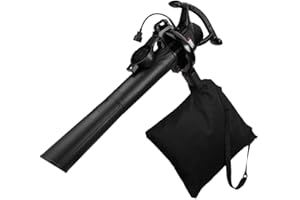 BLACK+DECKER 3-in-1 Electric Leaf Blower, Leaf Vacuum, Mulcher, 12-Amp (BV3100)