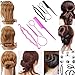 Kizaen 4Pcs Hair Braid Tool Hair Styling Accessories Kit Set Bun Maker - Hair Styling Accessories Kit Set for DIY for Styling Accessories for Girls or Women