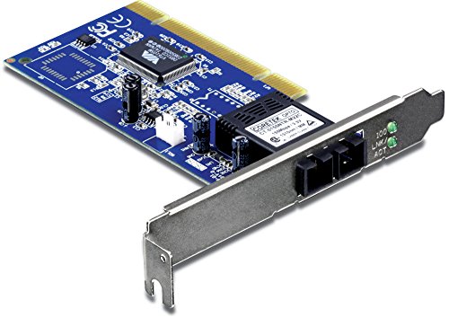 TRENDnet 100Base Multi-Mode SC Fiber-to-PCI Adapter, Up to 2km, IEE 802.3x, 802.1Q, TE100-PCIFC