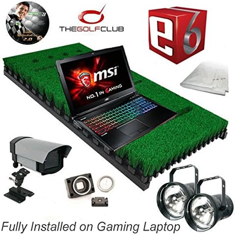 PROTEE Base Pack One Pro Golf Simulator with TGC and E6 software packages Fully installed on gaming laptop.