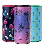 Tropical Drinkware -1 Slim Can Coozie - Insulated