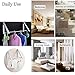 LANRCYO Indoor/Outdoor Wall Mounted Folding Clothes Drying Rack- Clothes Hanger -Aluminum Folding Clothes Hanger Hanging on Bathroom,Bedroom Balcony and Laundry,Home Storage Organizer