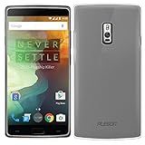 OnePlus 2 Case, PLESON OnePlus Two TPU Case[Drop Protection], Soft Touch, Slim Fit OnePlus 2 Bumper Case[Frosted Transparent Gray] Rubber Silicone Gel Transparent Matte Shell Cover Case for OnePlus 2