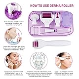 Derma Roller, Imbeang Newest 6 in 1 Skin Care Tools for Face Mini Beauty Massage Tools Set