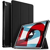 IVSO Huawei MediaPad M5 10.8 inch Tablet Case -Ultra Lightweight Slim Smart Cover Case for Huawei MediaPad M5 10.8 inch Tablet (Black)
