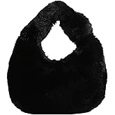 YXCXGO Tote Fluffy Bag Faux Fur Purses for Women Plush Handbag Cute Purse For Autumn And Winter