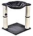 AmazonBasics Cat Condo Tree Tower With Hammock Bed And Scratching Post – 16 x 20 x 16 Inches, Greythumb 2