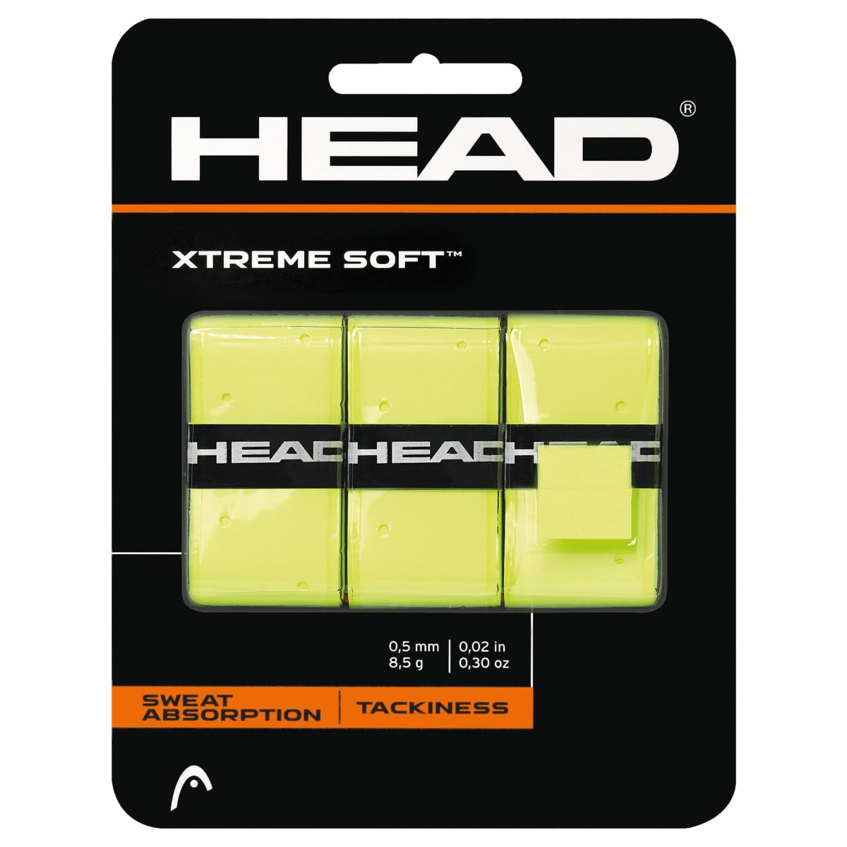 HEAD Xtremesoft™ Griffband, gelb, One Size — image 1