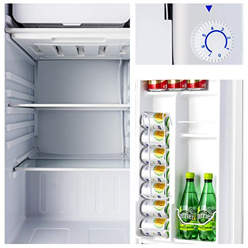 3 Kuppet+Mini+Refrigerator+Refrigerator+Small+Basement+Stainless